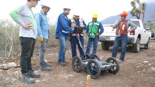 Estudio con georadar para lineas transmision subterraneas