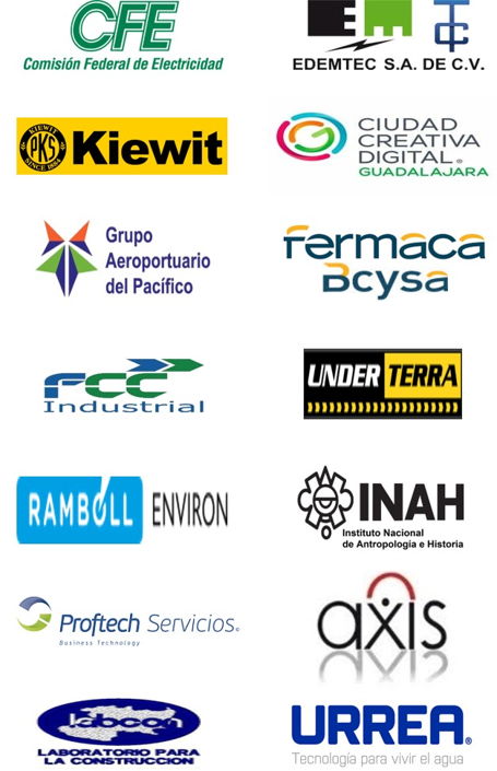 Logotipos de clientes de Investigaciones Subterráneas