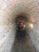 Fotografia de túneles y obras hidraulicas encontradas con georadar